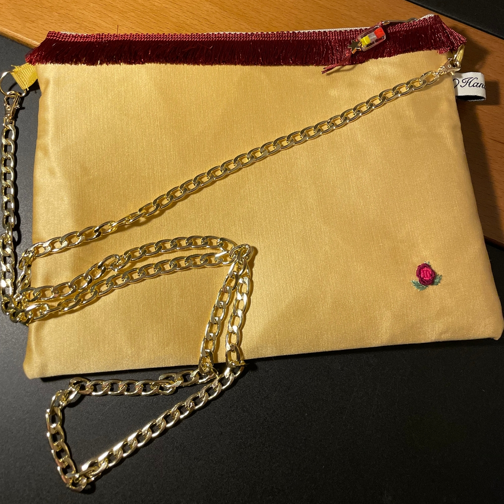 ClutchBags Giallo Oro - Bag Handmade - Fronte